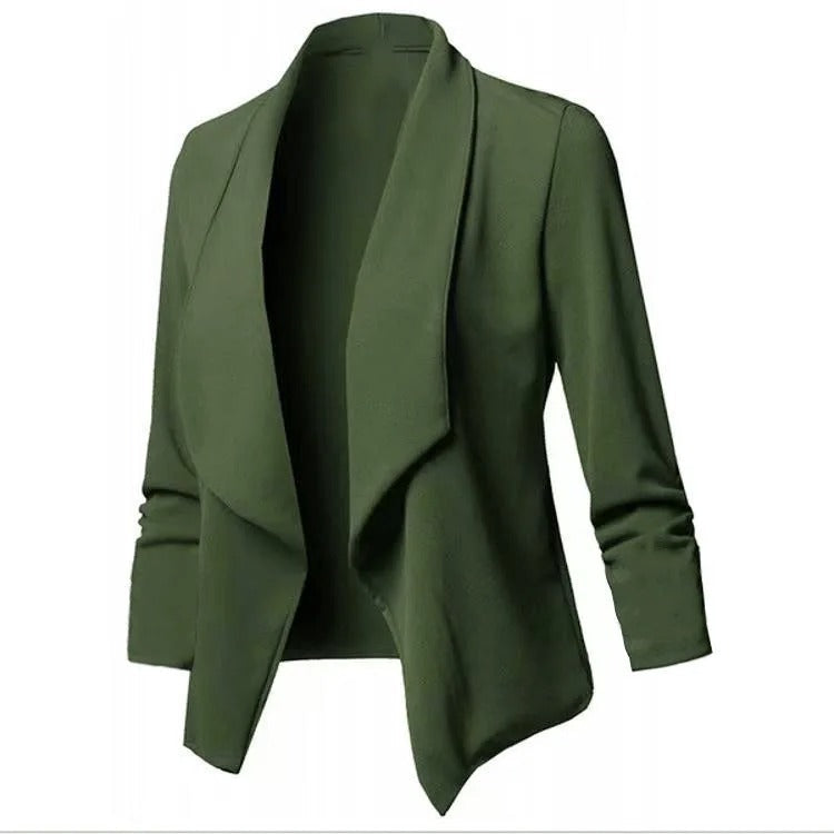 Oversized open blazer for women