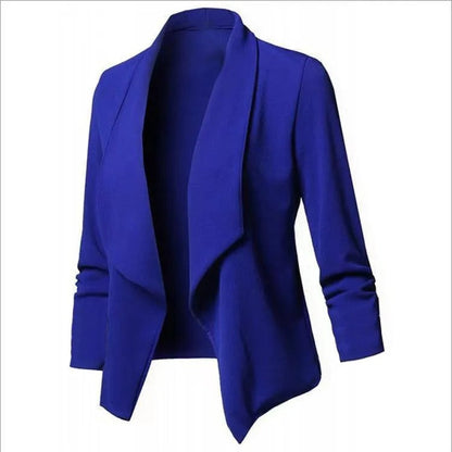 Oversized open blazer for women
