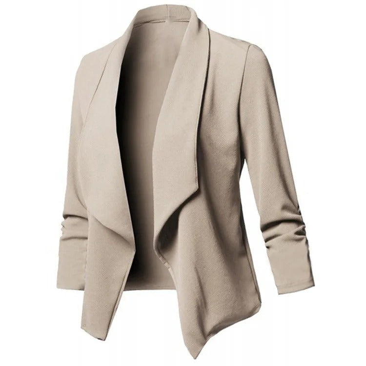 Oversized open blazer for women