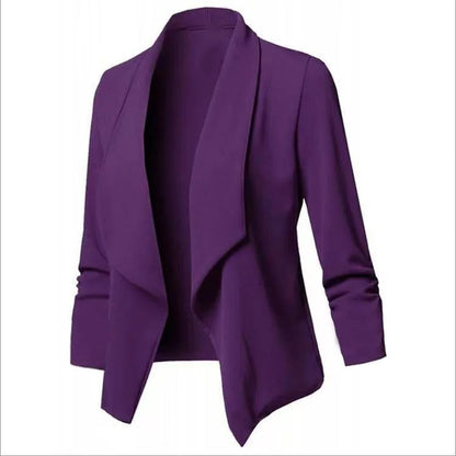Oversized open blazer for women