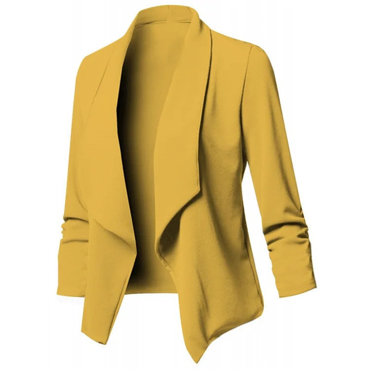 Oversized open blazer for women