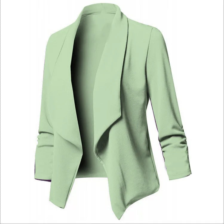 Oversized open blazer for women