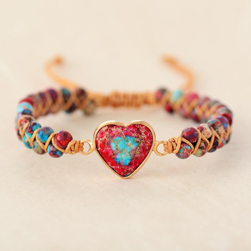 Passion Heart Braided Bracelet