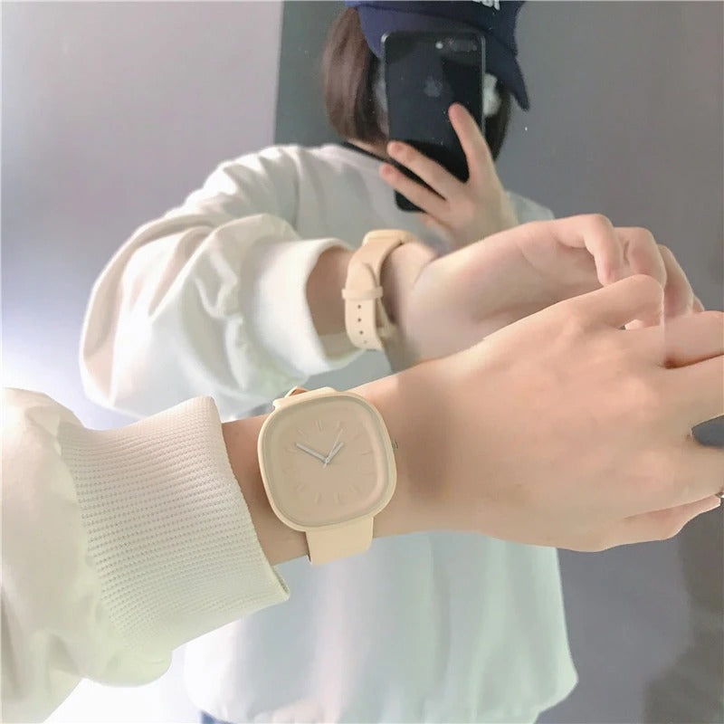 Pastel-coloured active women's watch