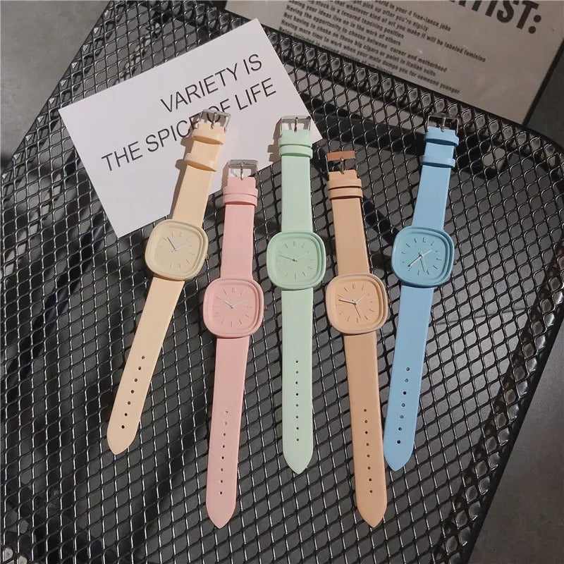 Pastel-coloured active women's watch