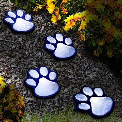 Paw Print Solar-powered lights