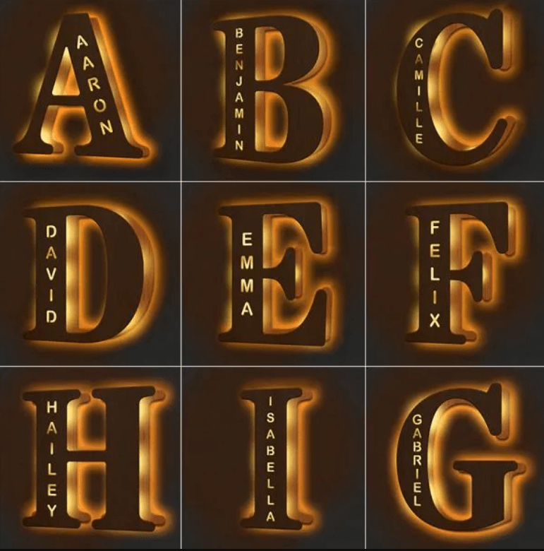 Personalised LED Nightlight
