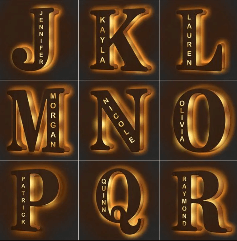 Personalised LED Nightlight