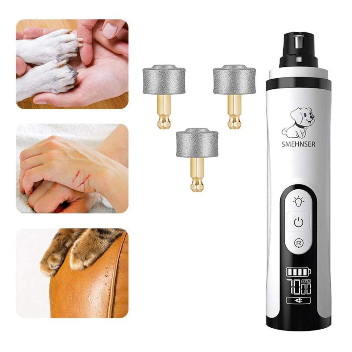 Pet's Electric LED Nail Clippers