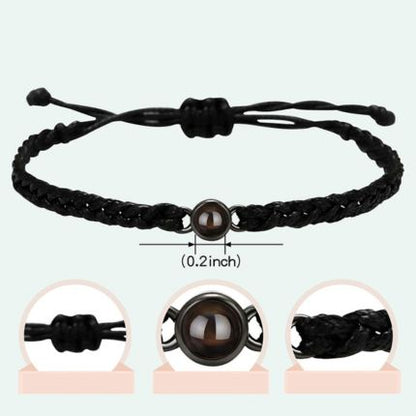 Photo projection Heart Bracelet
