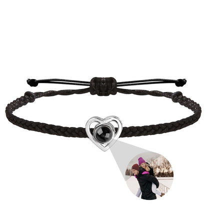 Photo projection Heart Bracelet