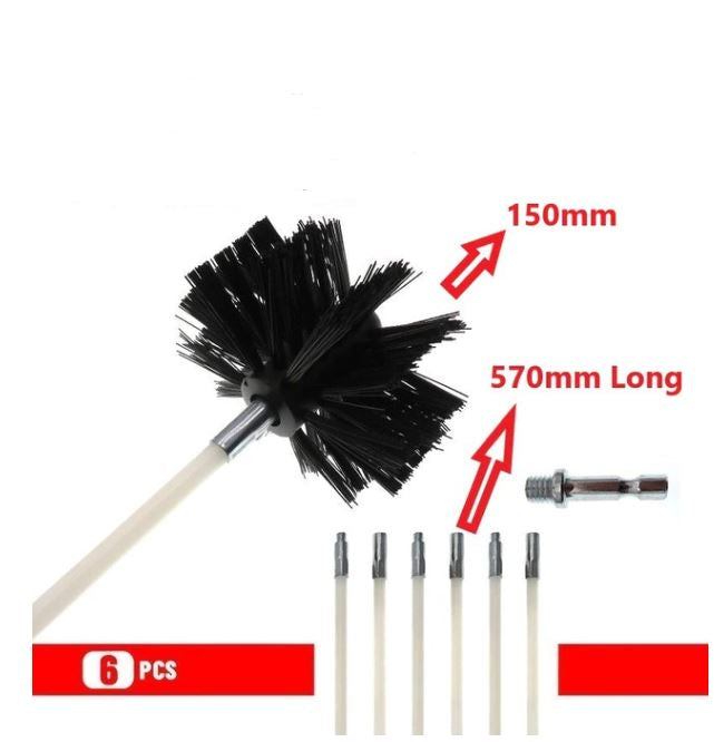 Pipe Inside rotary cleaning brush