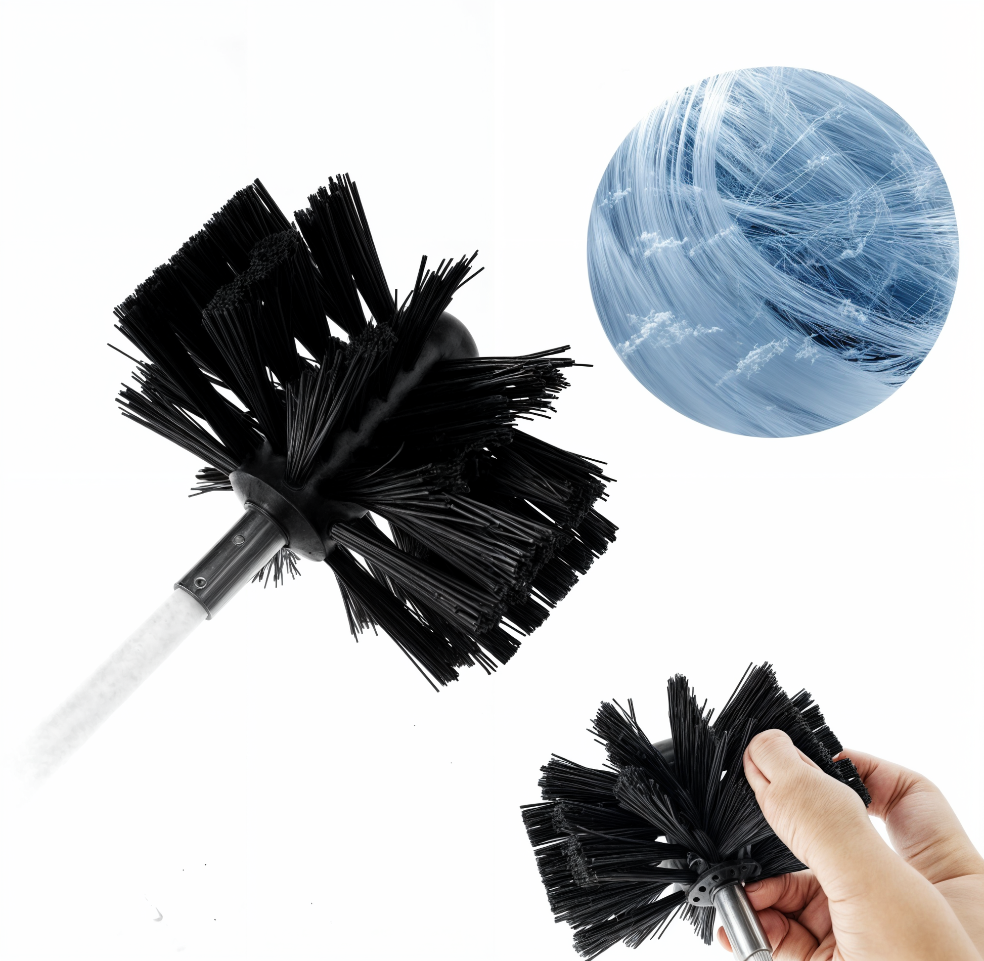Pipe Inside rotary cleaning brush