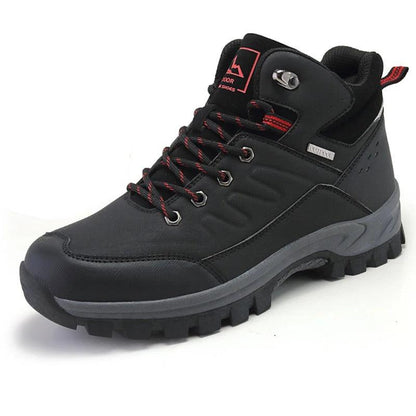 Plush hiking boots for men