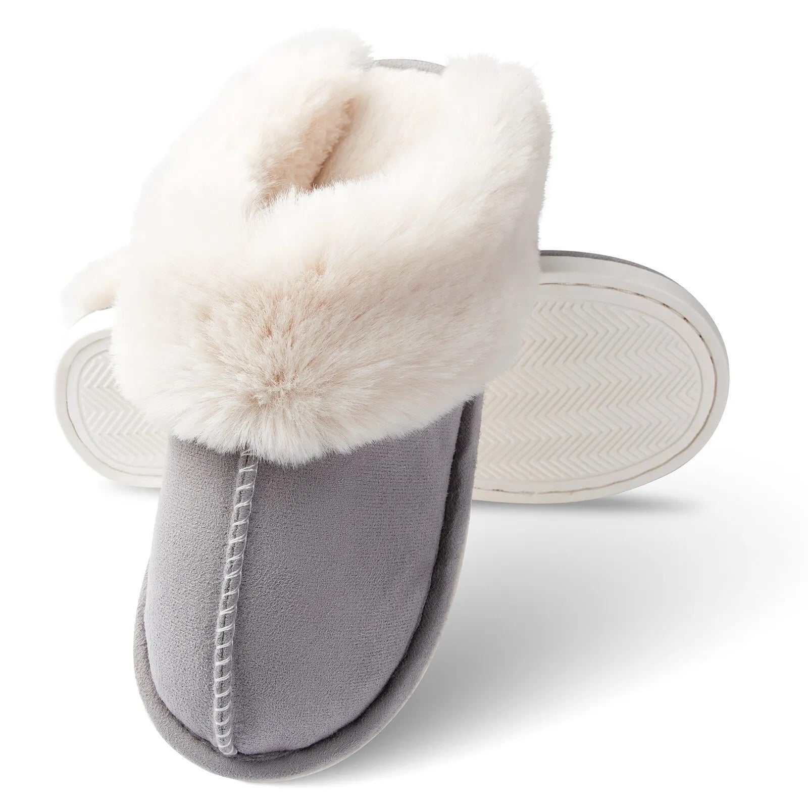Plush house slippers for ladies