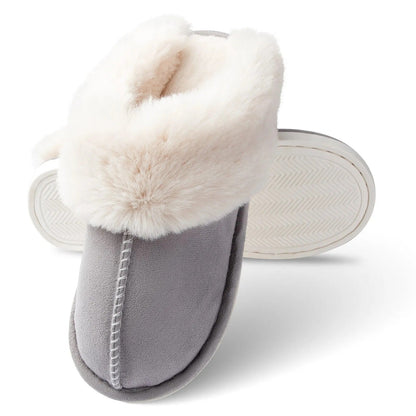 Plush house slippers for ladies