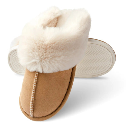 Plush house slippers for ladies