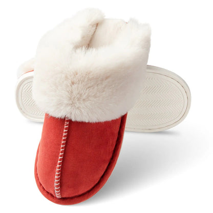 Plush house slippers for ladies