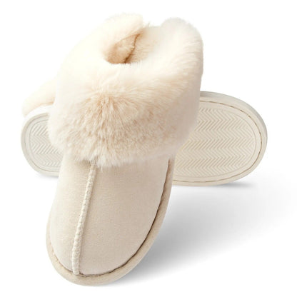 Plush house slippers for ladies
