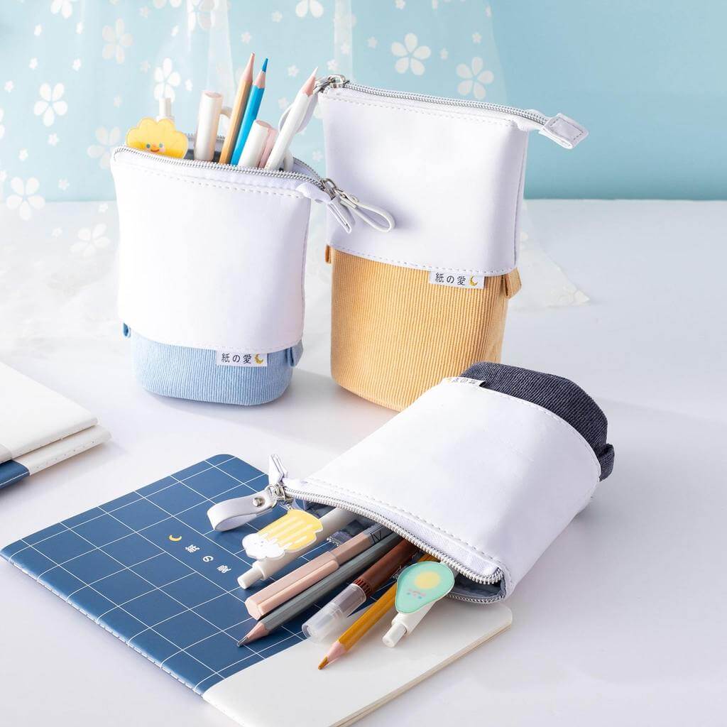 Pop-up pencil case