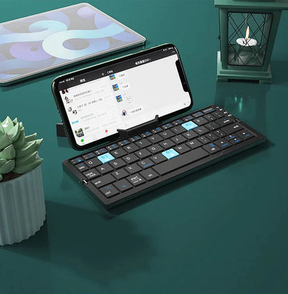 Portable Keyboard Compact Bluetooth Plastic