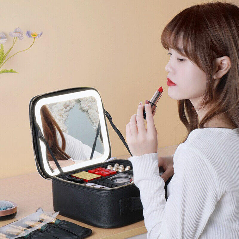 Portable LED Make-up Bag