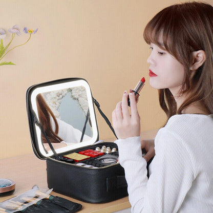 Portable LED Make-up Bag