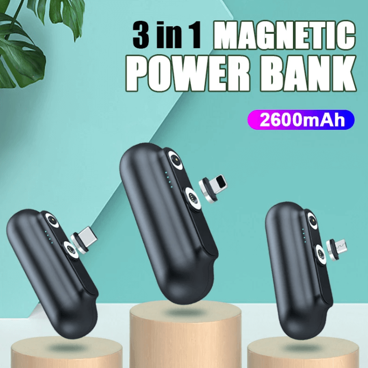 Portable Magnetic MPowerbank