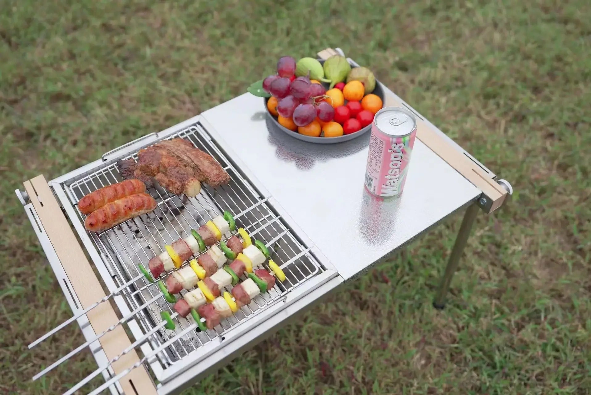 Portable Stainless Steel Barbecue Grill