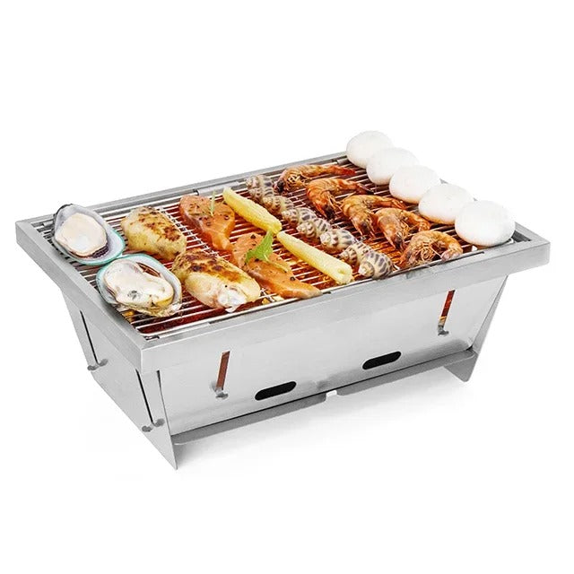 Portable Stainless Steel Barbecue Grill