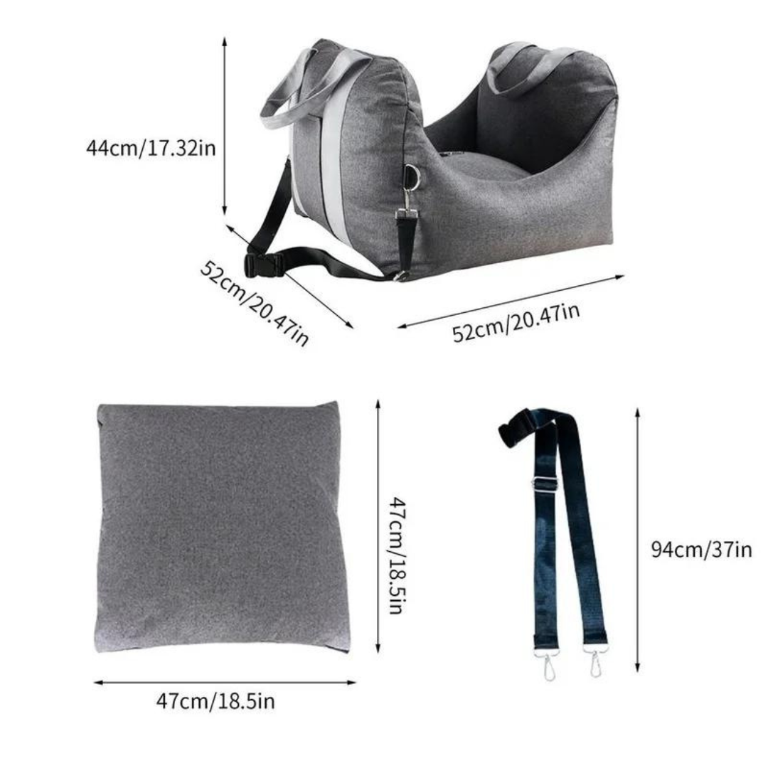 Portable dog car seat