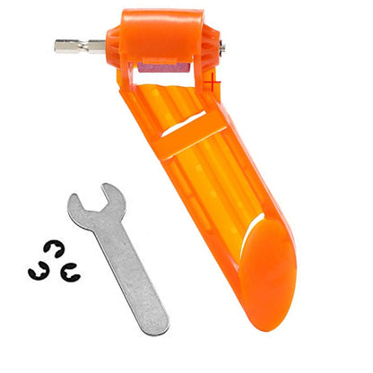 Portable drill bit sharpener