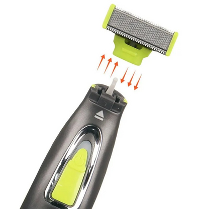 Portable electric shaver for the whole body