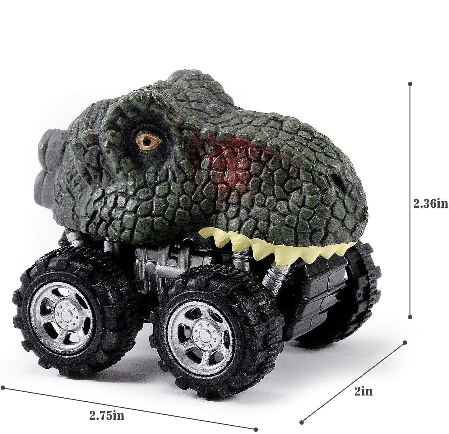 Pull Back Dinosaur Mini Car (6pcs)