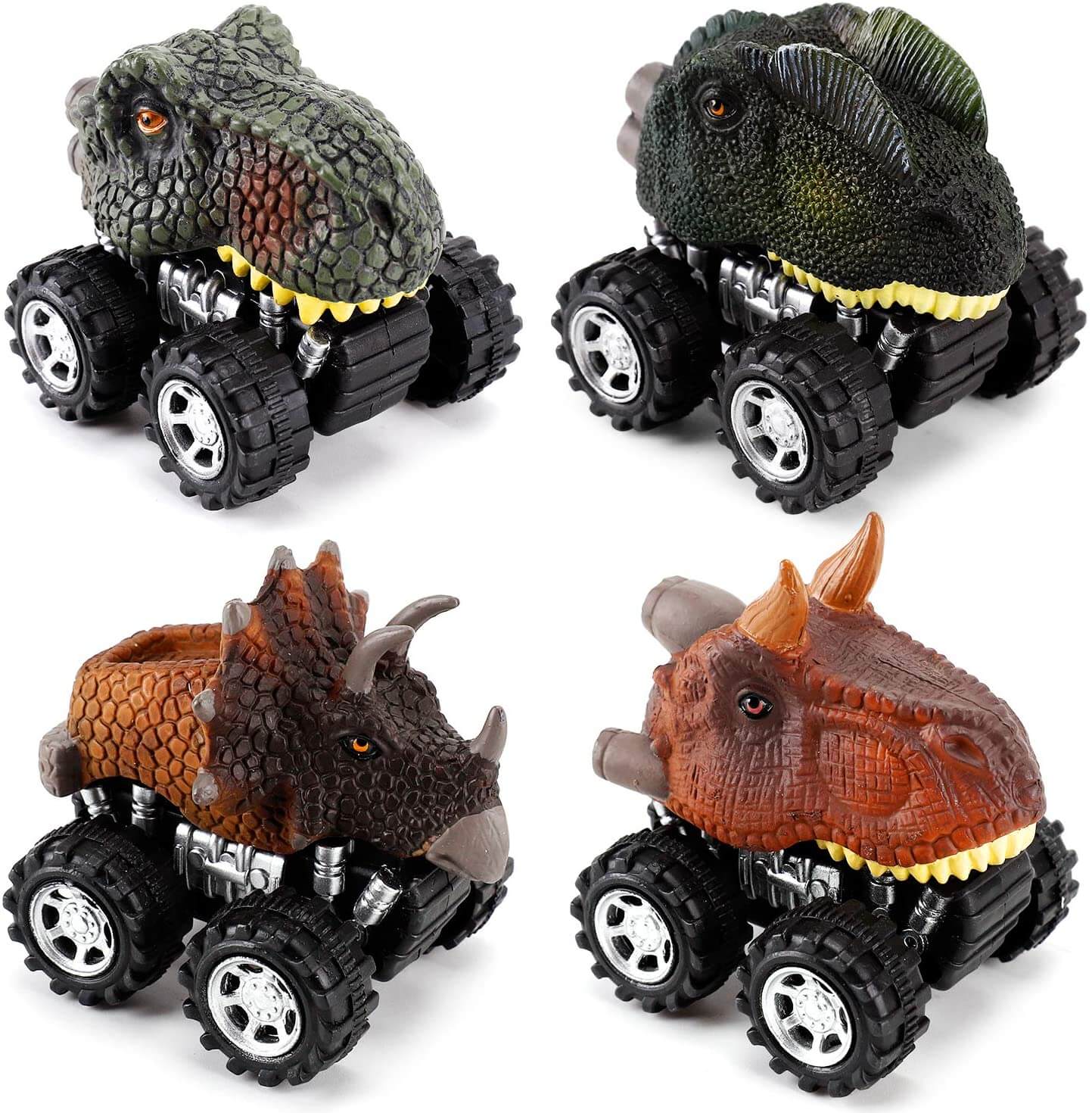 Pull Back Dinosaur Mini Car (6pcs)