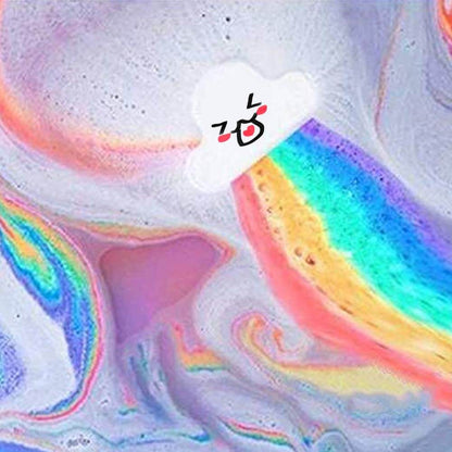 Rainbow Cloud Bath Bomb