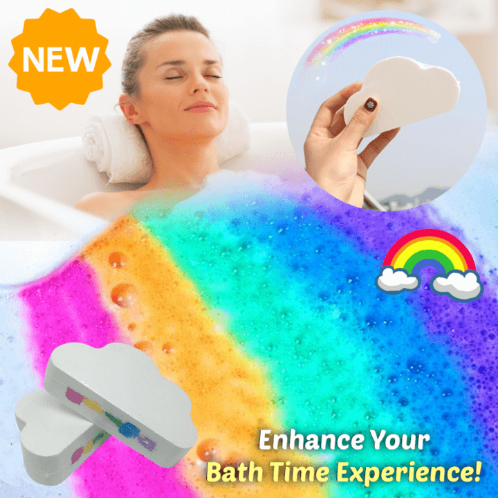 Rainbow Cloud Bath Bomb