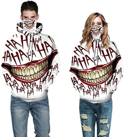 Realistic 3D Printed Fashionable Hoodies