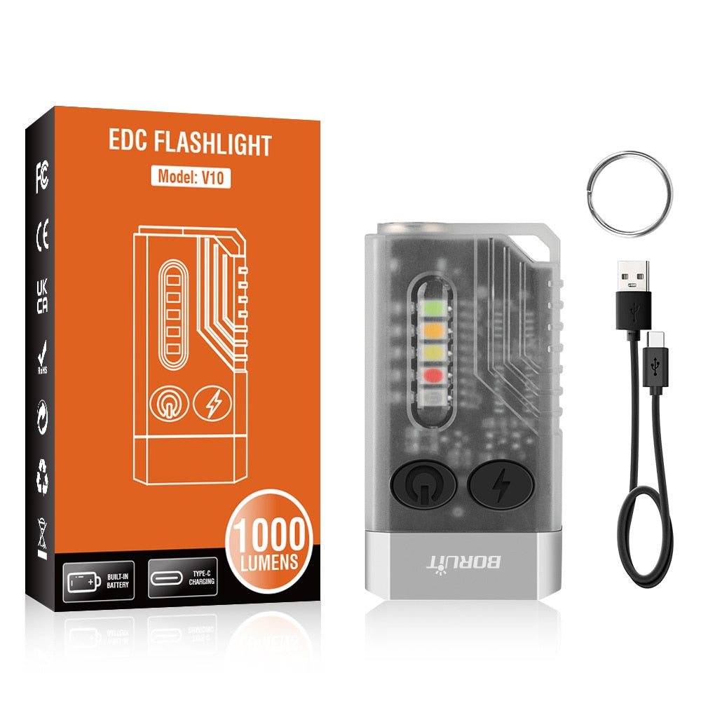 Rechargeable Keychain Flashlight