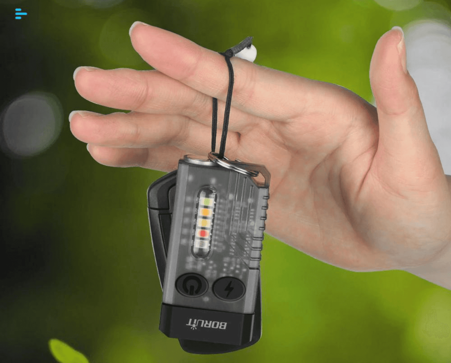 Rechargeable Keychain Flashlight