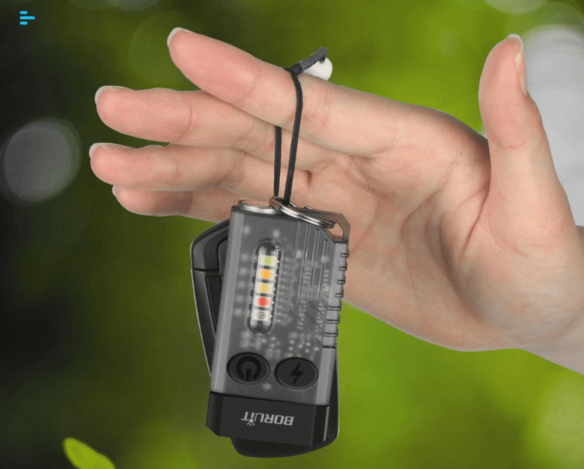 Rechargeable Keychain Flashlight