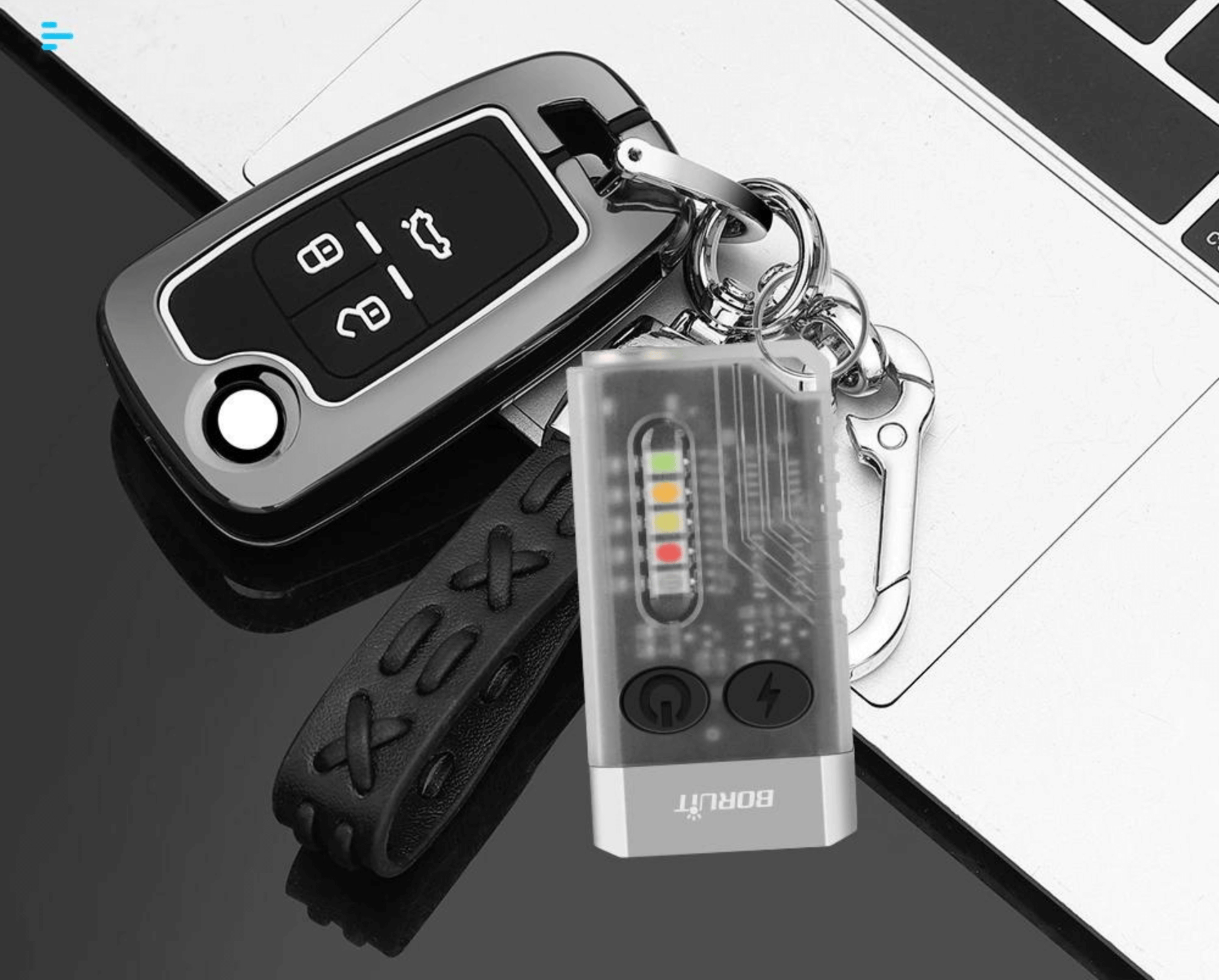 Rechargeable Keychain Flashlight