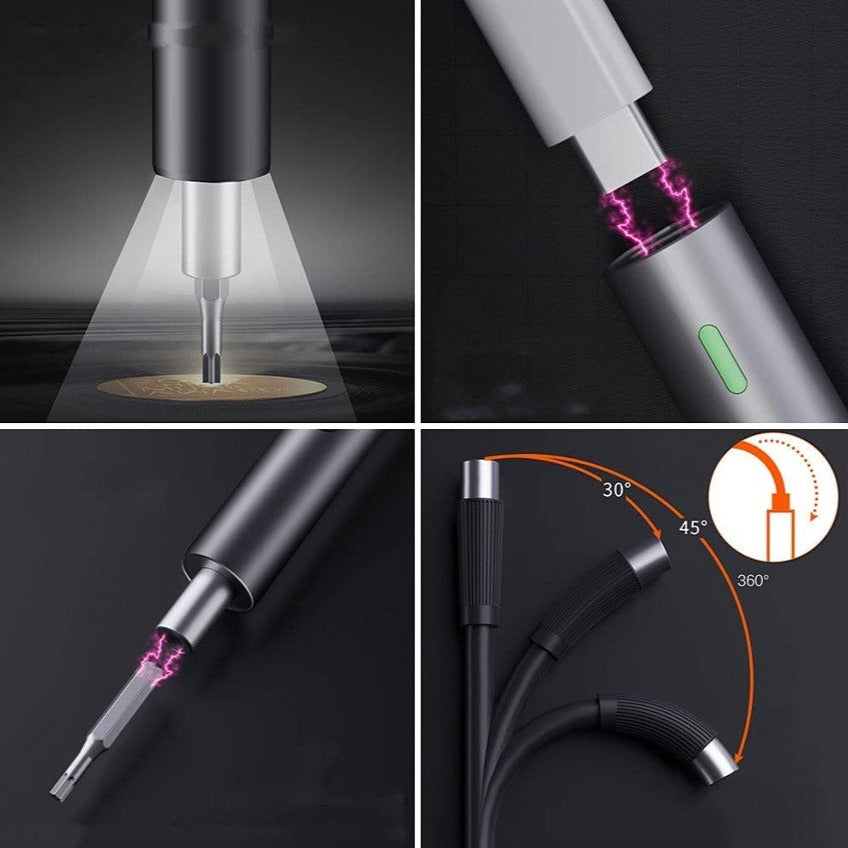 Rechargeable Mini Electric Screwdriver Set