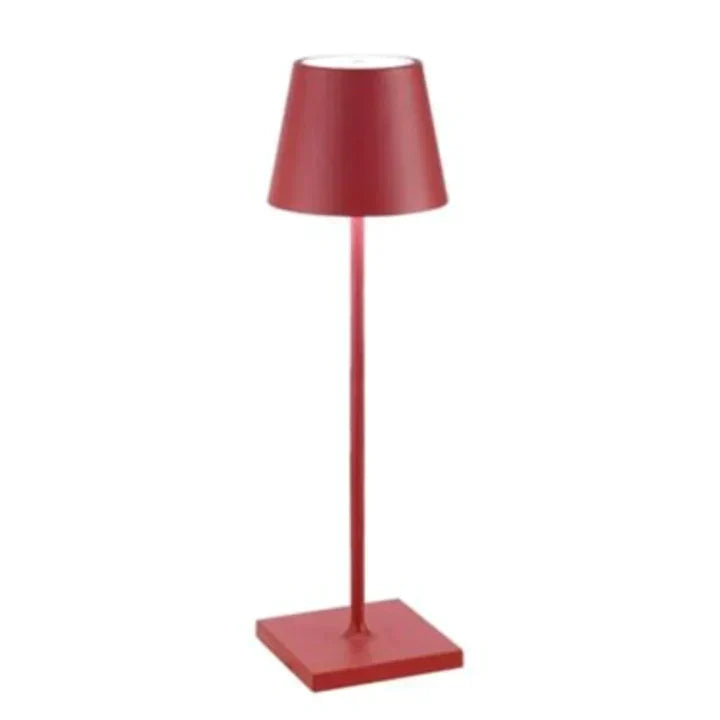 Rechargeable Table Lamp Elegant Aluminium Wireless Waterproof for Indoor and Outdoor