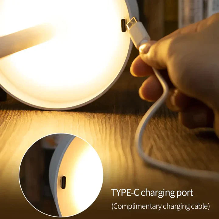 Rechargeable Table Lamp Elegant Aluminium Wireless Waterproof for Indoor and Outdoor