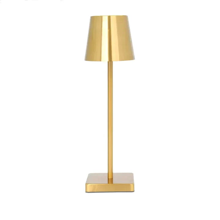 Rechargeable Table Lamp Elegant Aluminium Wireless Waterproof for Indoor and Outdoor