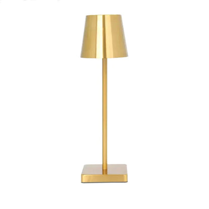 Rechargeable Table Lamp Elegant Aluminium Wireless Waterproof for Indoor and Outdoor
