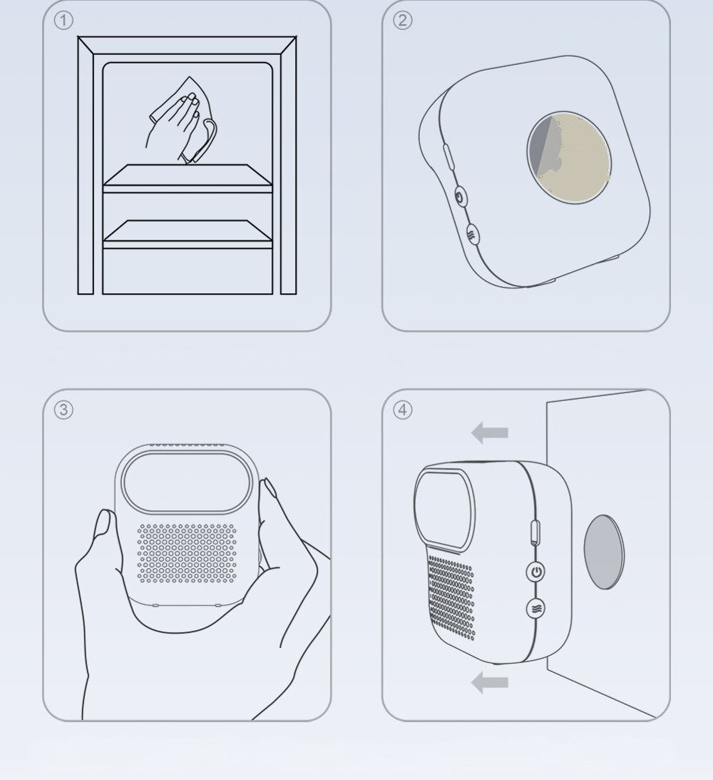 Refrigerator Magnetic Air Purifier