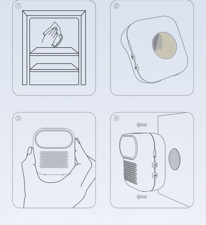 Refrigerator Magnetic Air Purifier