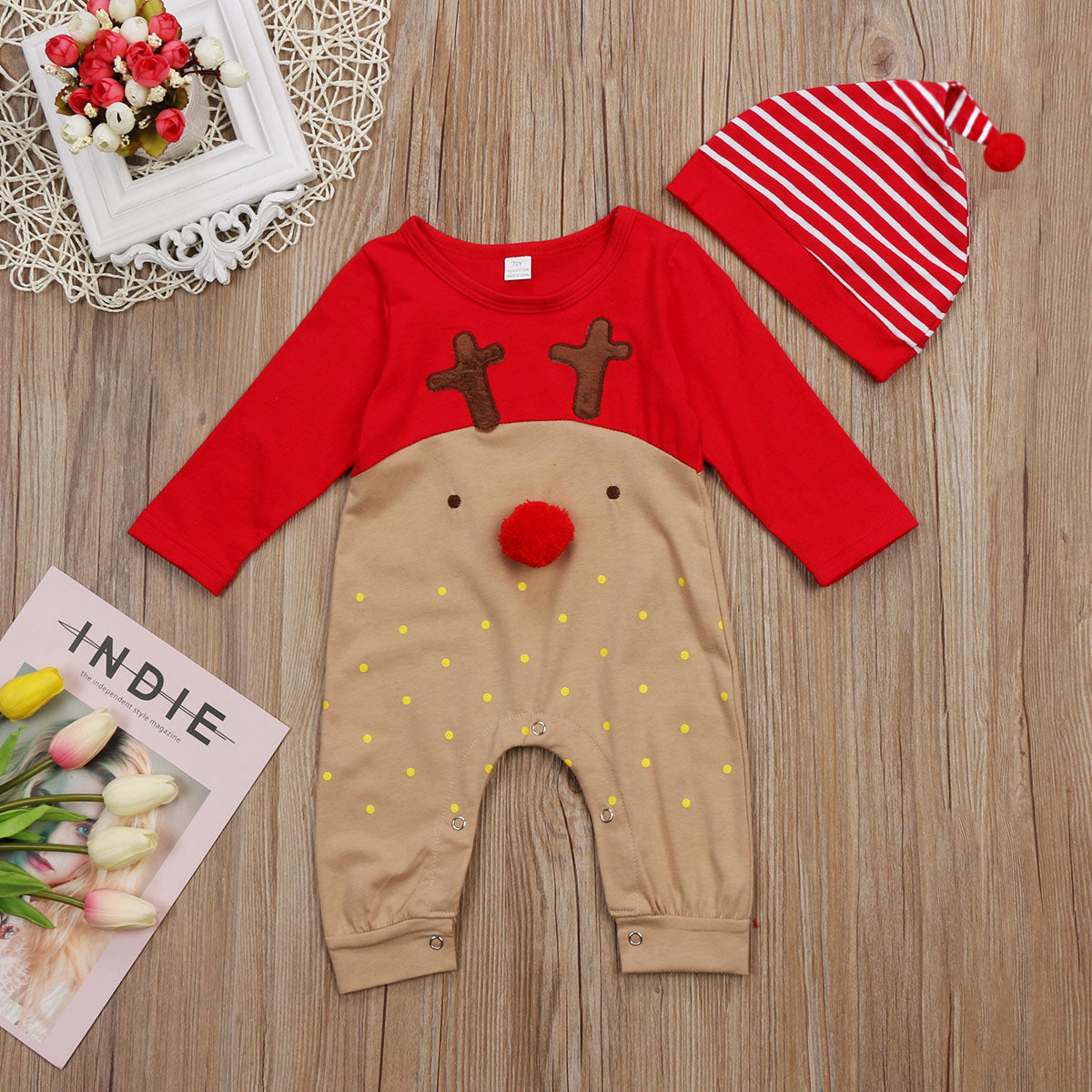 Reindeer onesie DELUXE 2 Pieces